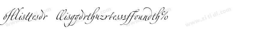 Olivea LigaturesFont字体转换